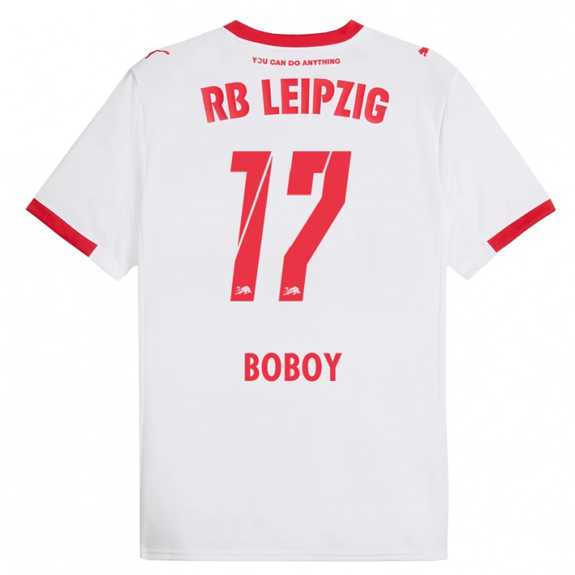 Danxen Men Delice Boboy #17 White Red Home Jersey 2025/26 T-Shirt
