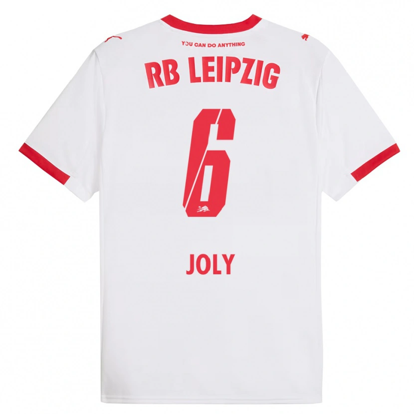 Danxen Men Lou-Ann Joly #6 White Red Home Jersey 2025/26 T-Shirt