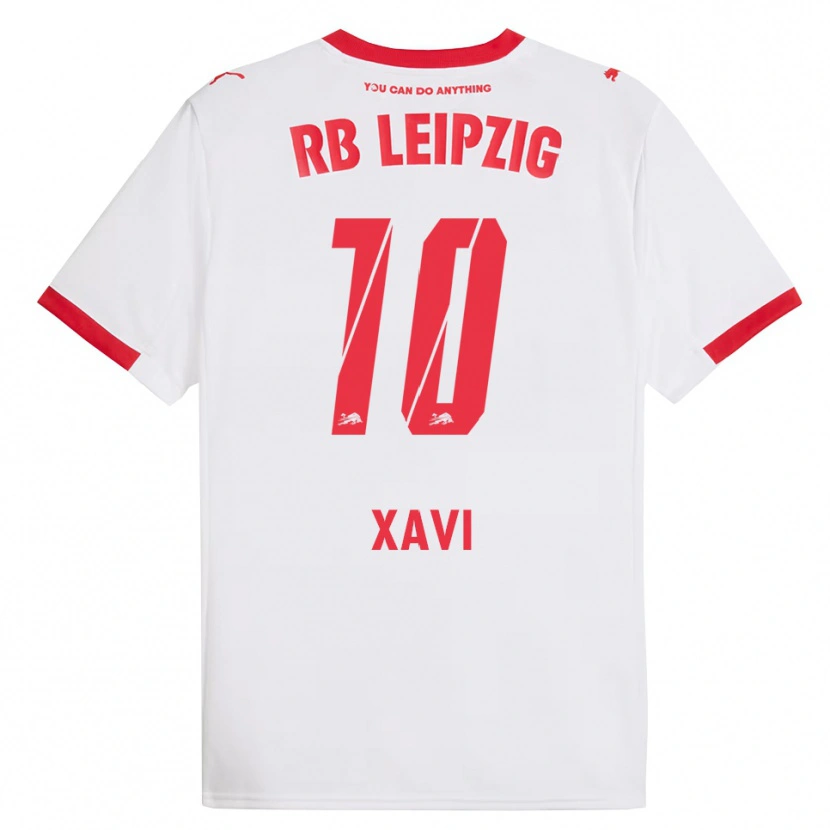 Danxen Men Xavi Simons #10 White Red Home Jersey 2025/26 T-Shirt