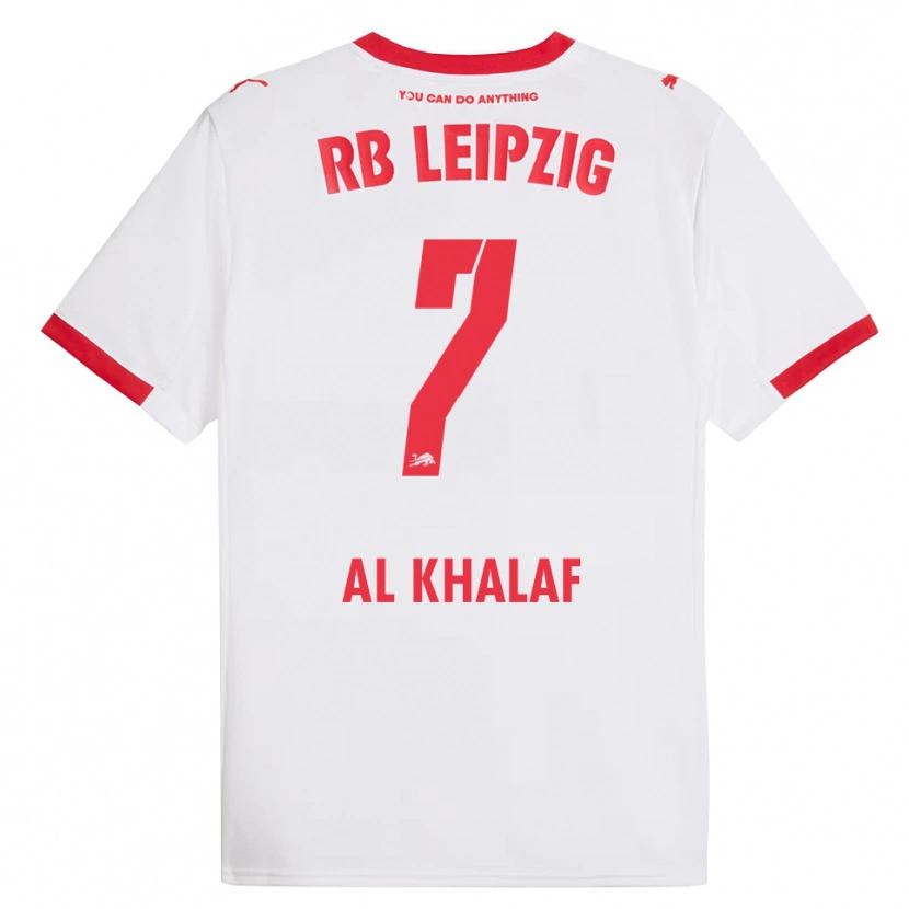 Danxen Men Abdul Al Khalaf #7 White Red Home Jersey 2025/26 T-Shirt