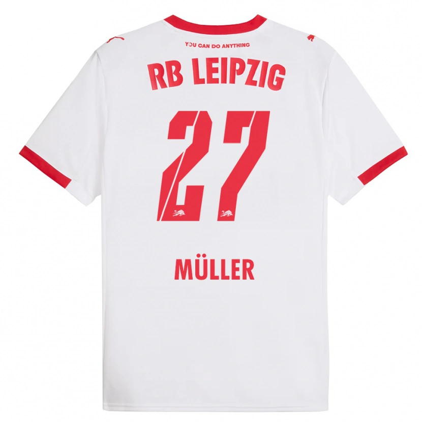 Danxen Men Marlene Müller #27 White Red Home Jersey 2025/26 T-Shirt