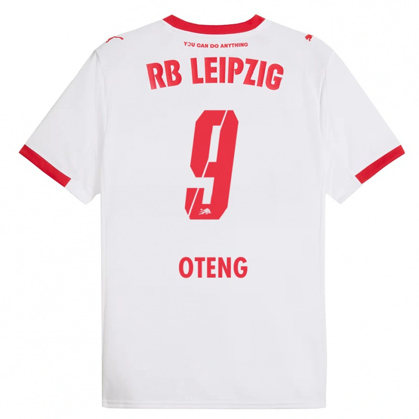 Danxen Men Persis Oteng #9 White Red Home Jersey 2025/26 T-Shirt