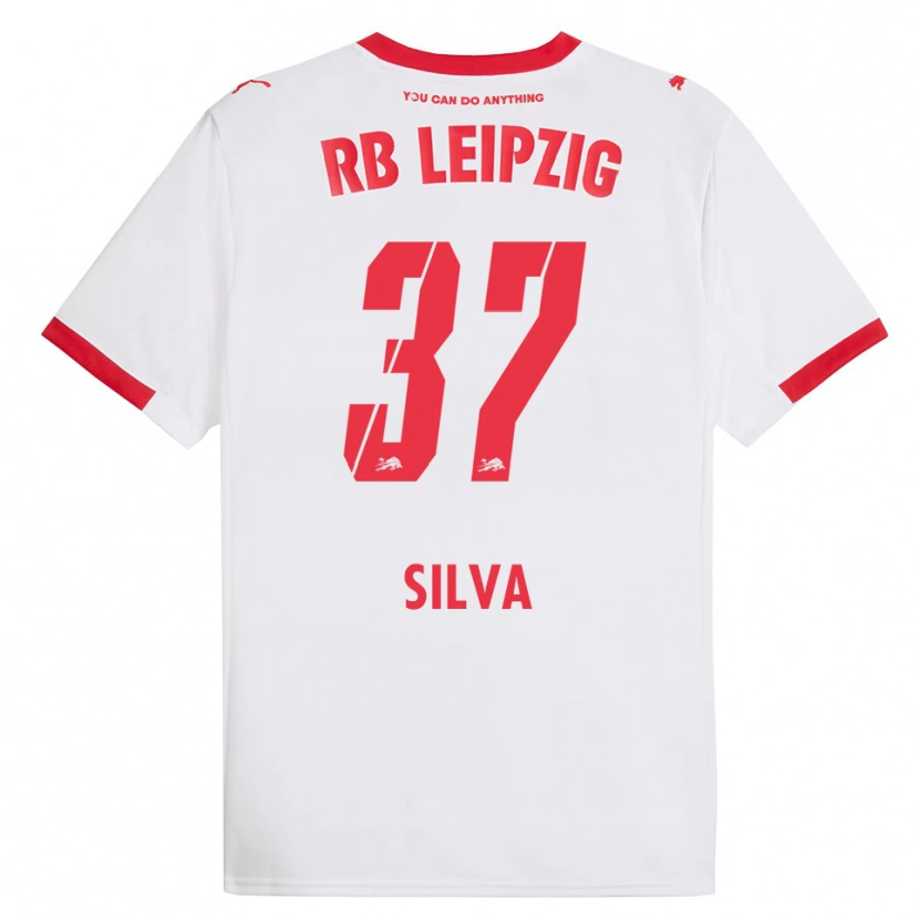 Danxen Men André Silva #37 White Red Home Jersey 2025/26 T-Shirt