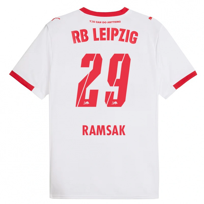 Danxen Men Robert Ramsak #29 White Red Home Jersey 2025/26 T-Shirt