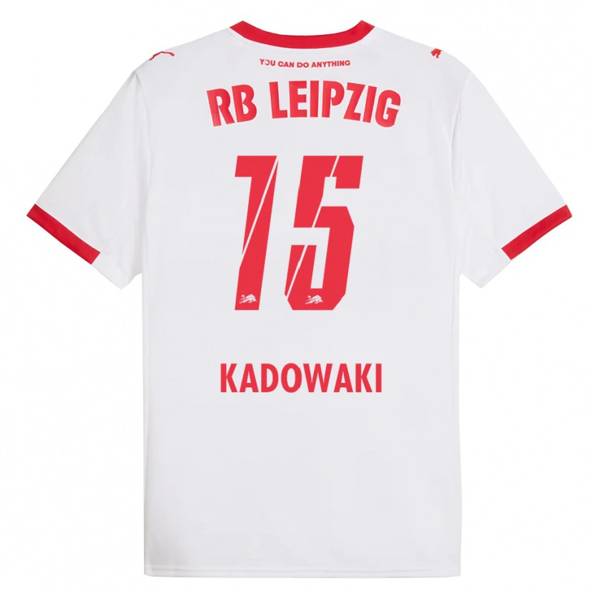 Danxen Men Mai Kadowaki #15 White Red Home Jersey 2025/26 T-Shirt