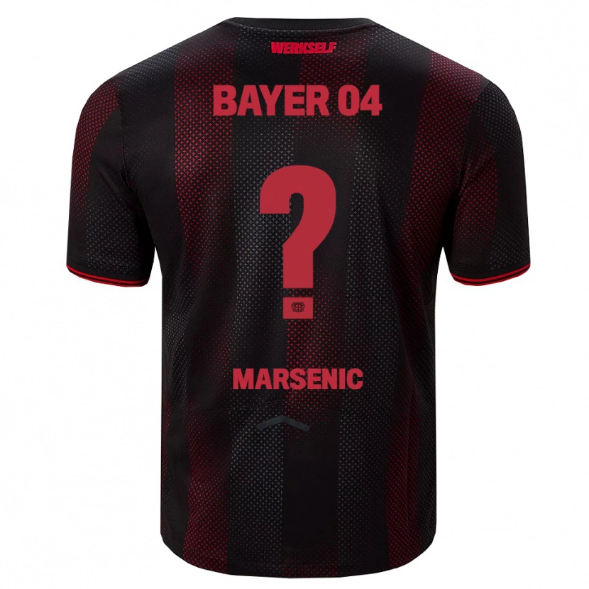 Danxen Men Matija Marsenic #0 Black Red Home Jersey 2025/26 T-Shirt