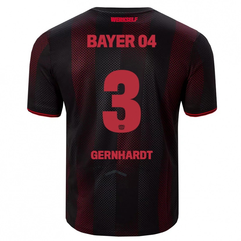 Danxen Men Nils Gernhardt #3 Black Red Home Jersey 2025/26 T-Shirt