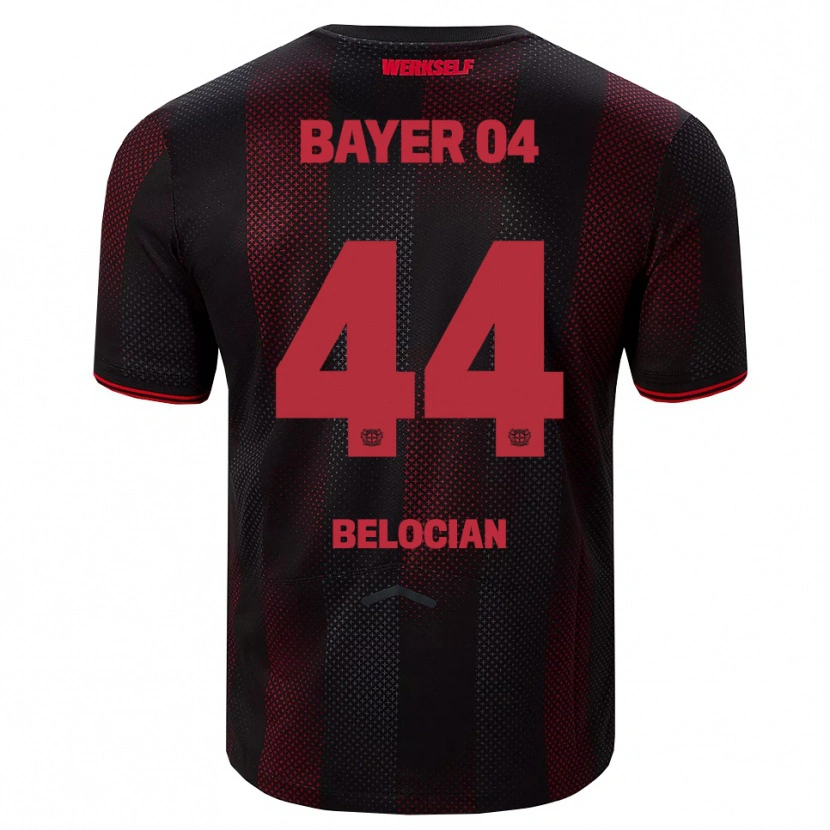 Danxen Men Jeanuël Belocian #44 Black Red Home Jersey 2025/26 T-Shirt