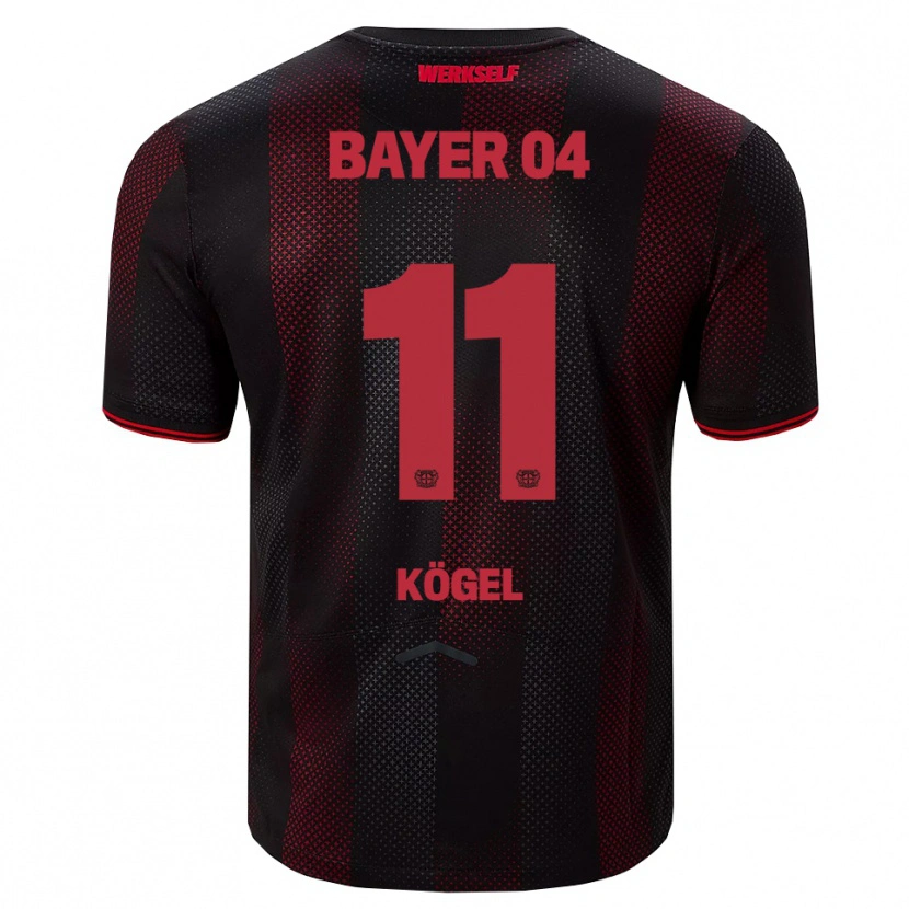 Danxen Men Kristin Kögel #11 Black Red Home Jersey 2025/26 T-Shirt