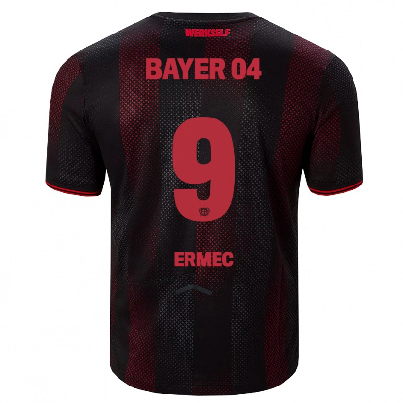 Danxen Men Berkan Ermeç #9 Black Red Home Jersey 2025/26 T-Shirt