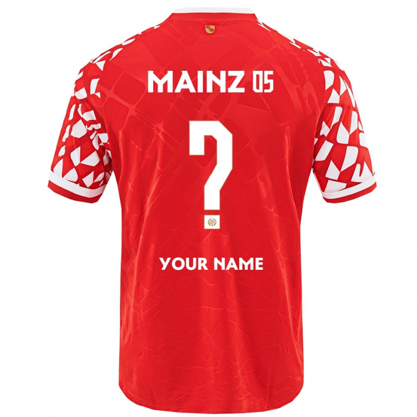 Danxen Men Your Name #0 Red White Home Jersey 2025/26 T-Shirt