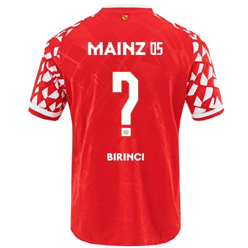 Danxen Men Muhammed Birinci #0 Red White Home Jersey 2025/26 T-Shirt