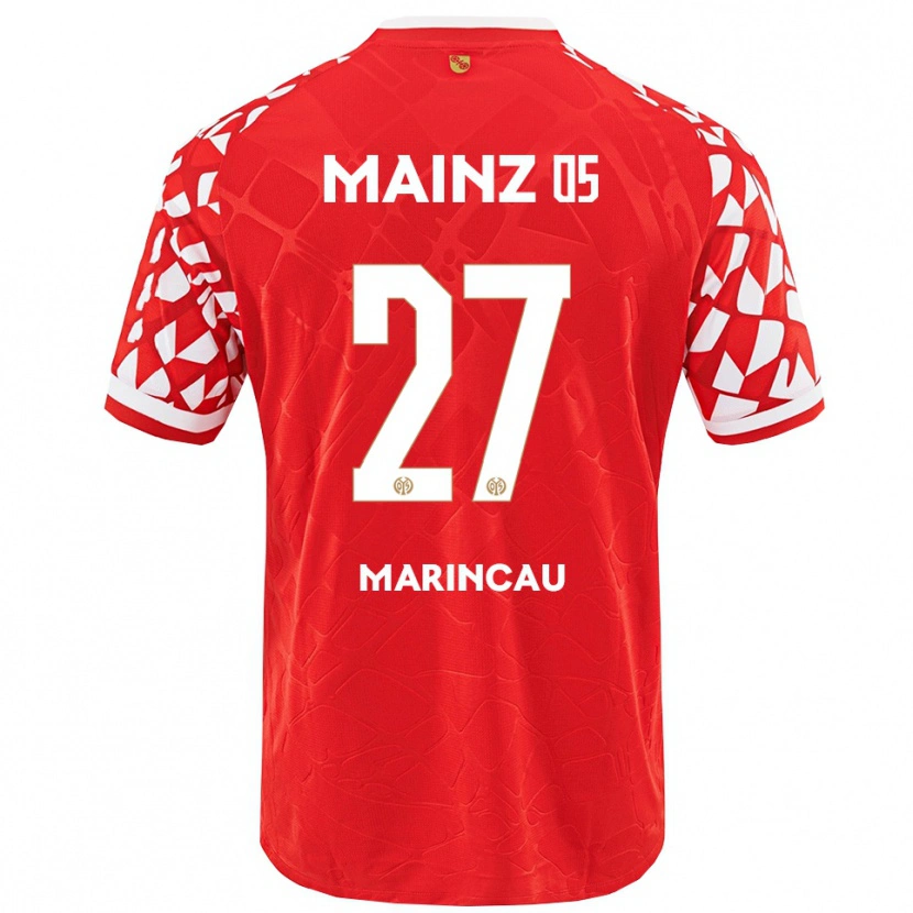 Danxen Men Emanuel Marincău #27 Red White Home Jersey 2025/26 T-Shirt