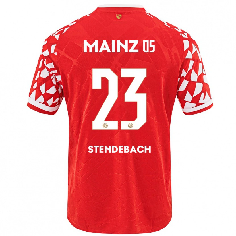 Danxen Men Jule Stendebach #23 Red White Home Jersey 2025/26 T-Shirt
