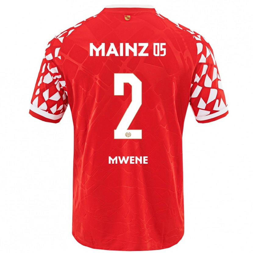 Danxen Men Phillipp Mwene #2 Red White Home Jersey 2025/26 T-Shirt