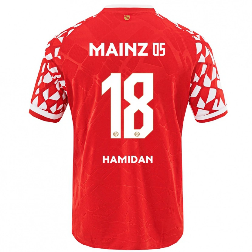 Danxen Men Ilyas Hamidan #18 Red White Home Jersey 2025/26 T-Shirt