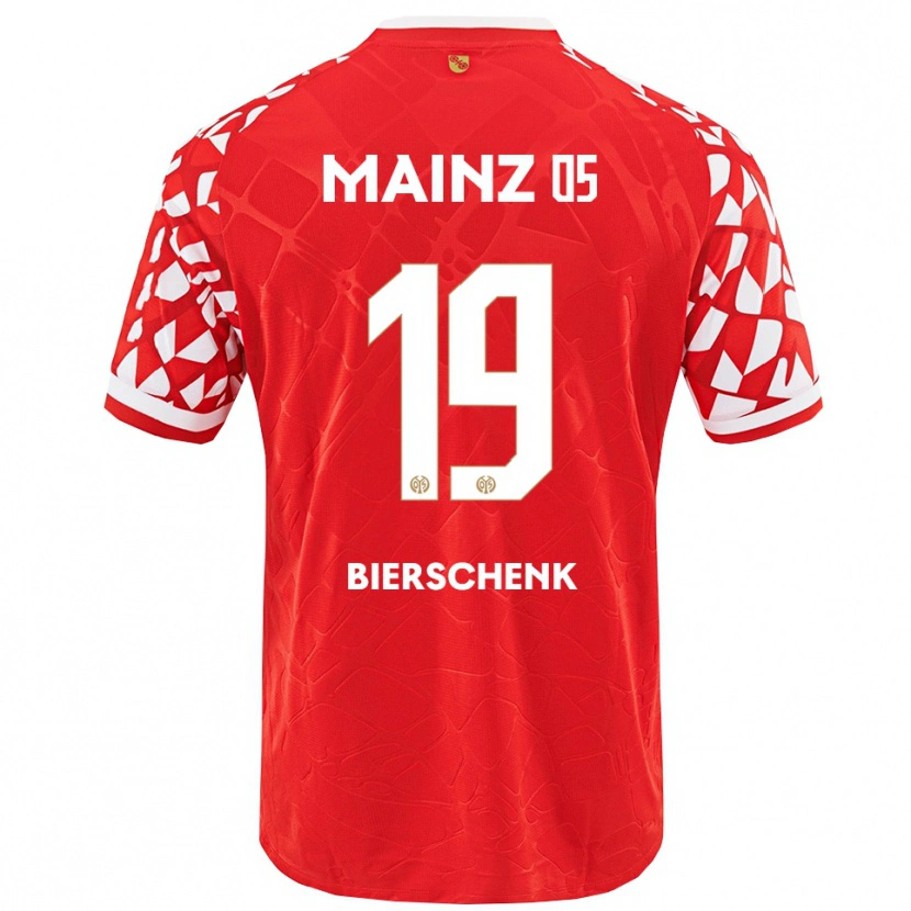 Danxen Men Lovis Bierschenk #19 Red White Home Jersey 2025/26 T-Shirt