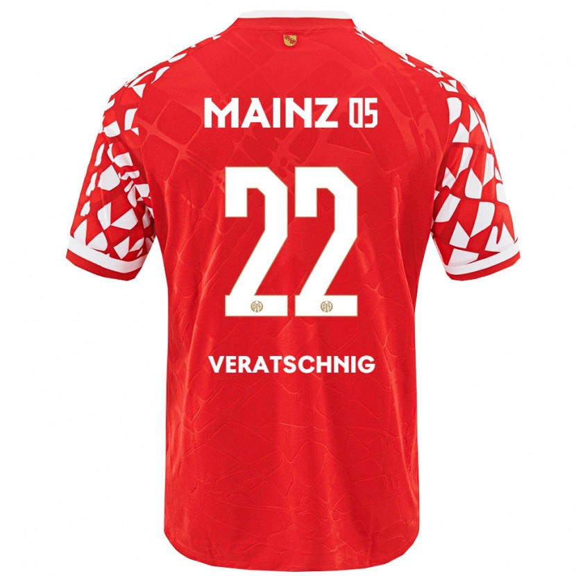 Danxen Men Nikolas Veratschnig #22 Red White Home Jersey 2025/26 T-Shirt