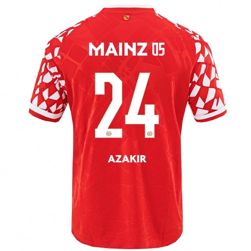 Danxen Men Dennis Azakir #24 Red White Home Jersey 2025/26 T-Shirt