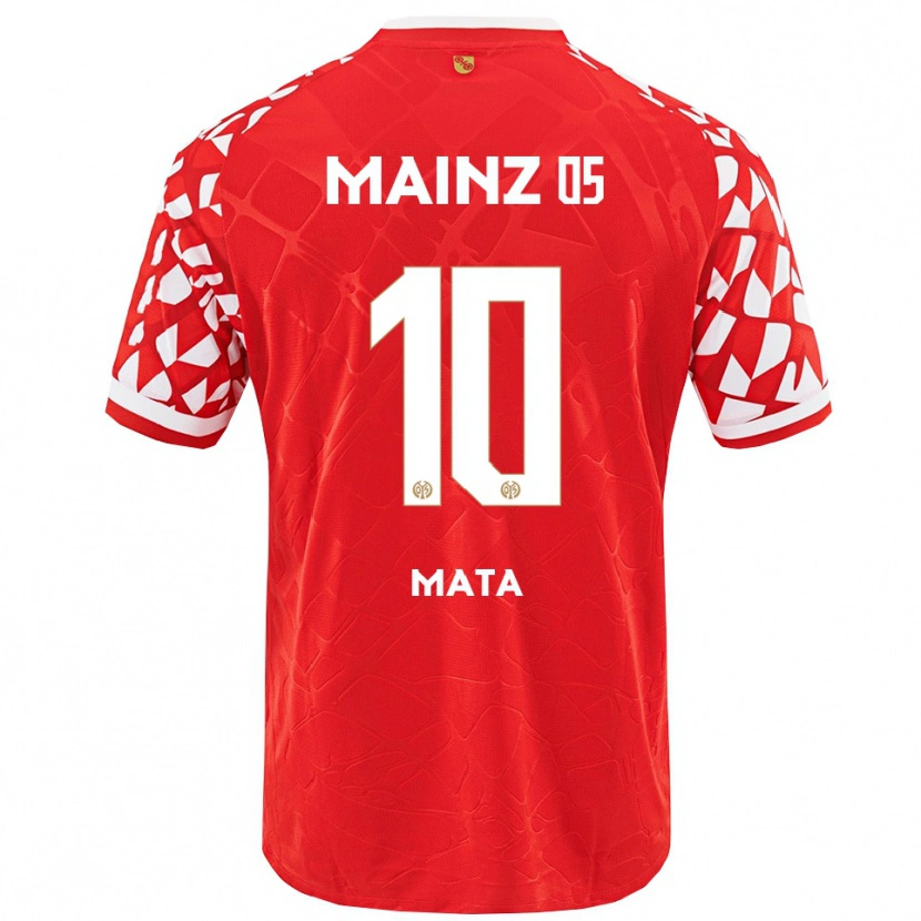 Danxen Men Ken Mata #10 Red White Home Jersey 2025/26 T-Shirt