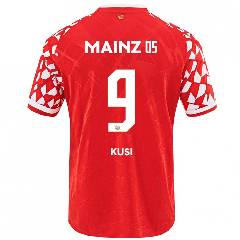 Danxen Men Jemain Kusi #9 Red White Home Jersey 2025/26 T-Shirt