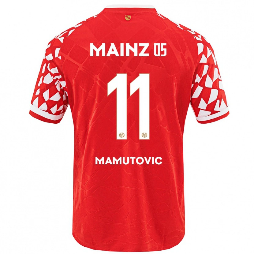 Danxen Men David Mamutovic #11 Red White Home Jersey 2025/26 T-Shirt