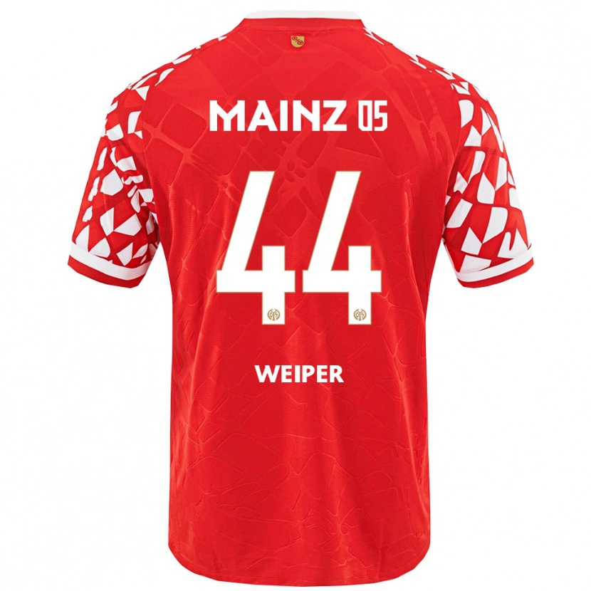 Danxen Men Nelson Weiper #44 Red White Home Jersey 2025/26 T-Shirt