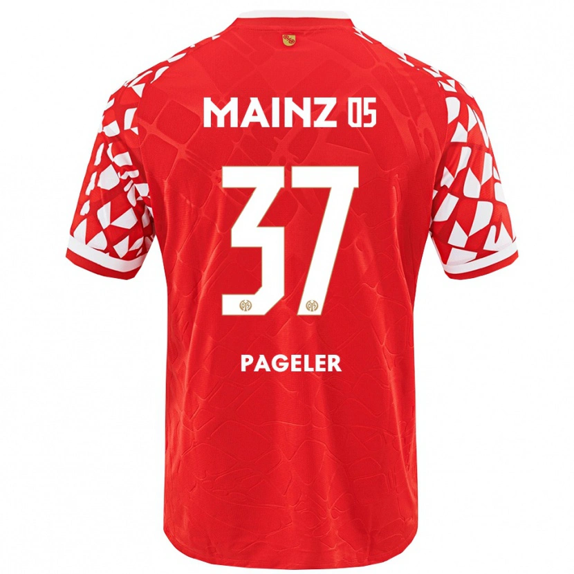 Danxen Men Maja Pageler #37 Red White Home Jersey 2025/26 T-Shirt