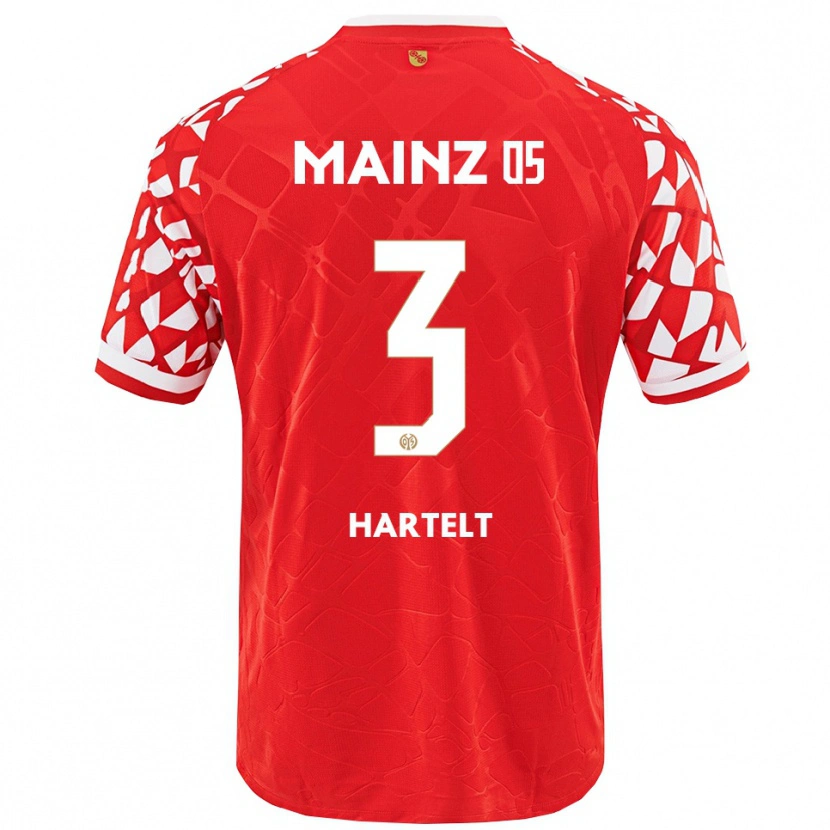 Danxen Men Toni Hartelt #3 Red White Home Jersey 2025/26 T-Shirt
