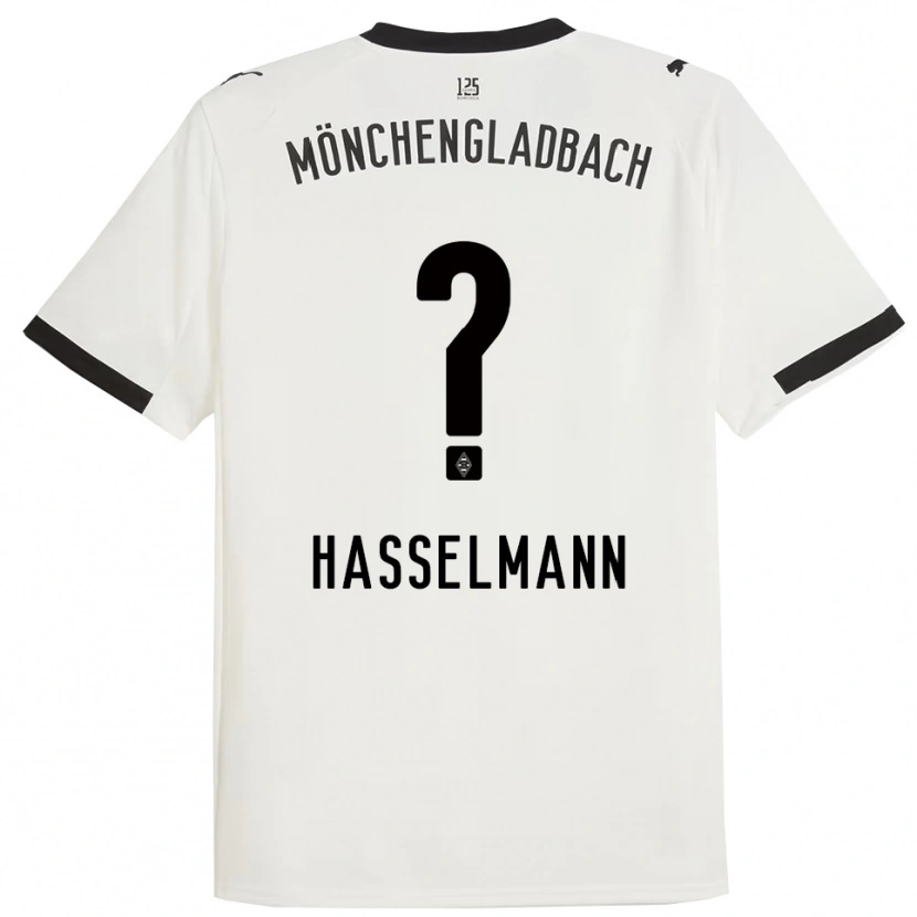 Danxen Men Nina Hasselmann #0 White Black Home Jersey 2025/26 T-Shirt