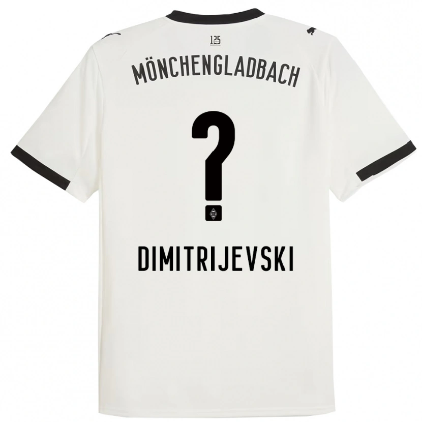 Danxen Men Maximilian Dimitrijevski #0 White Black Home Jersey 2025/26 T-Shirt