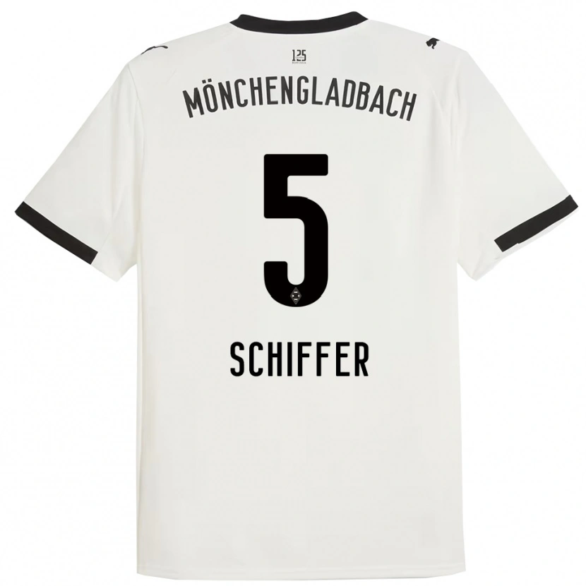 Danxen Men Ben Schiffer #5 White Black Home Jersey 2025/26 T-Shirt