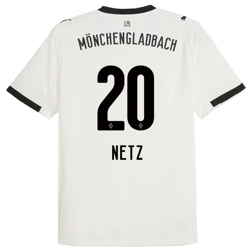 Danxen Men Luca Netz #20 White Black Home Jersey 2025/26 T-Shirt