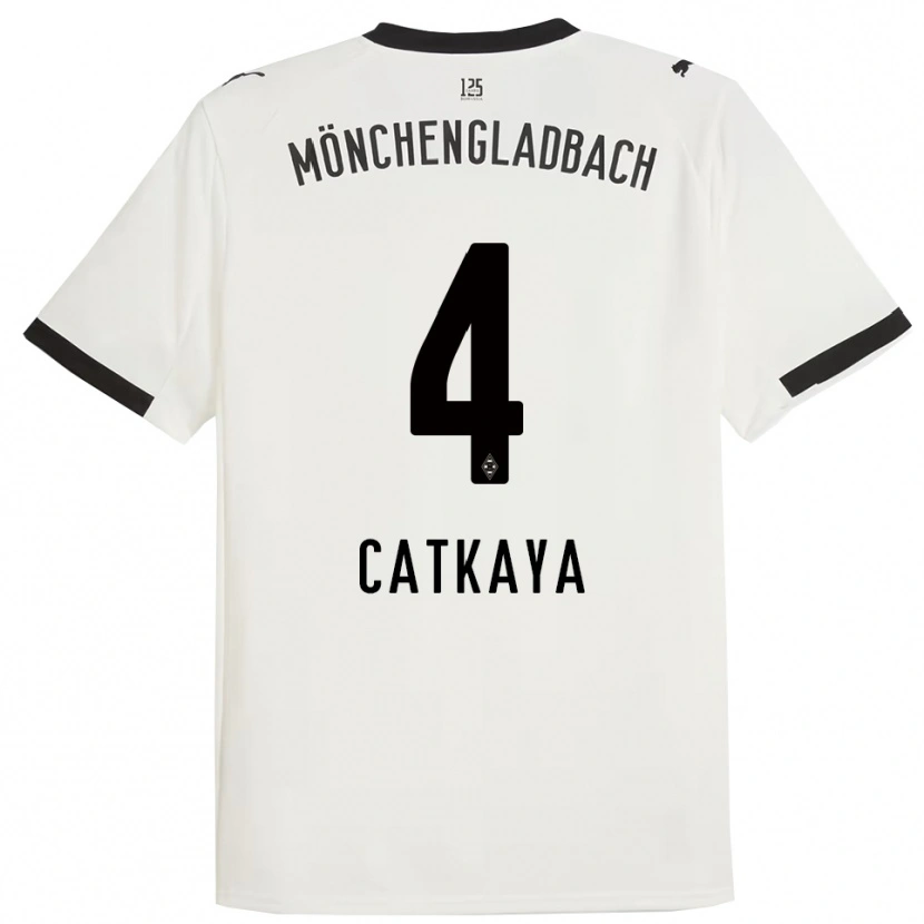 Danxen Men Talha Catkaya #4 White Black Home Jersey 2025/26 T-Shirt