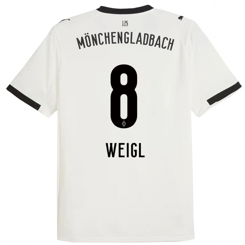 Danxen Men Julian Weigl #8 White Black Home Jersey 2025/26 T-Shirt