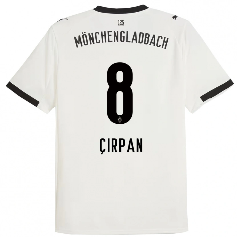 Danxen Men Kemal Çırpan #8 White Black Home Jersey 2025/26 T-Shirt