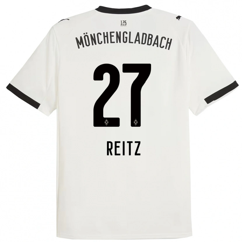 Danxen Men Rocco Reitz #27 White Black Home Jersey 2025/26 T-Shirt