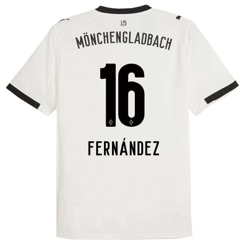 Danxen Men Oriol Fernandez Berenguer #16 White Black Home Jersey 2025/26 T-Shirt