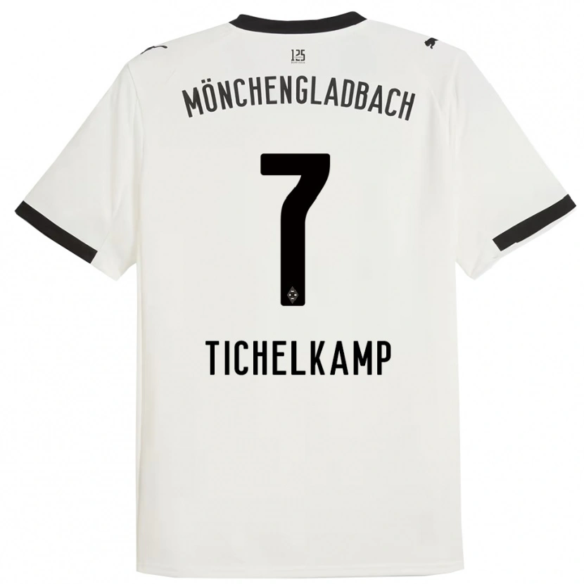Danxen Men Emily Tichelkamp #7 White Black Home Jersey 2025/26 T-Shirt