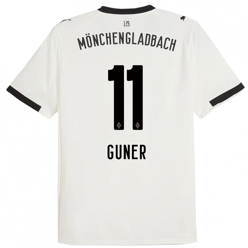 Danxen Men Can Armando Güner #11 White Black Home Jersey 2025/26 T-Shirt