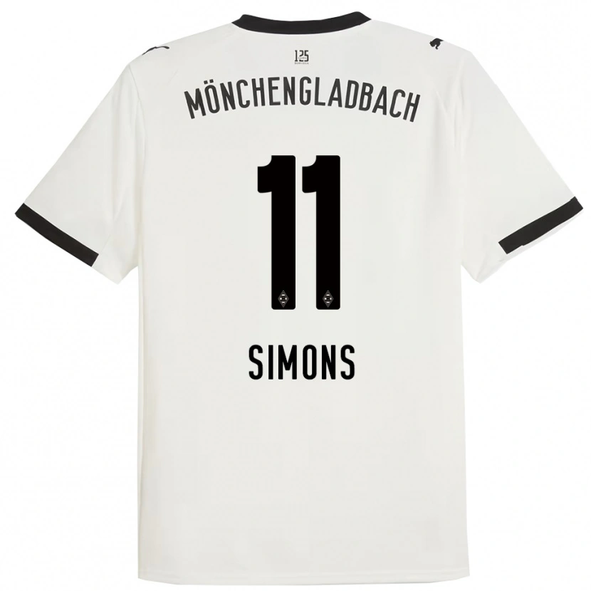 Danxen Men Kelly Simons #11 White Black Home Jersey 2025/26 T-Shirt