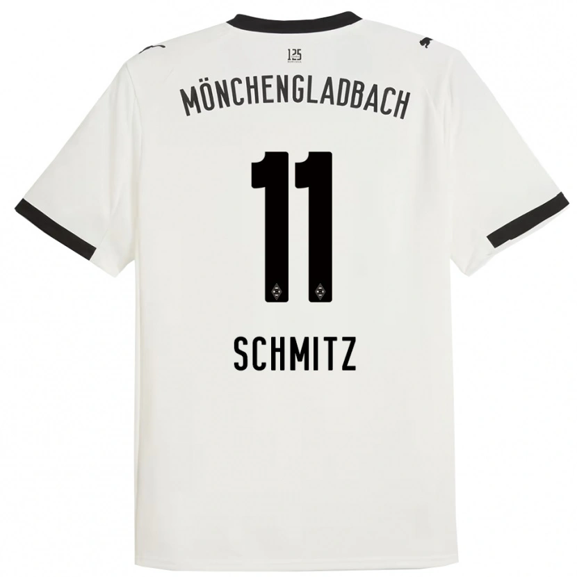 Danxen Men Louisa Schmitz #11 White Black Home Jersey 2025/26 T-Shirt