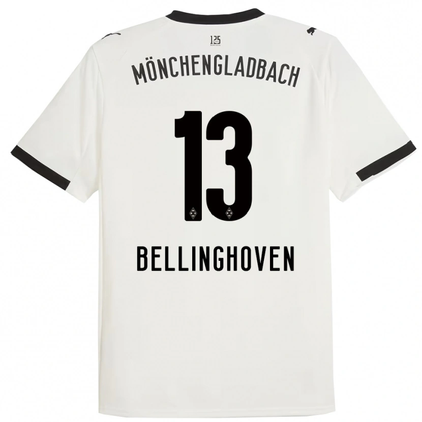 Danxen Men Christina Bellinghoven #13 White Black Home Jersey 2025/26 T-Shirt