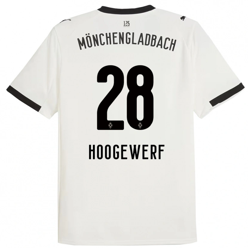 Danxen Men Dillon Hoogewerf #28 White Black Home Jersey 2025/26 T-Shirt