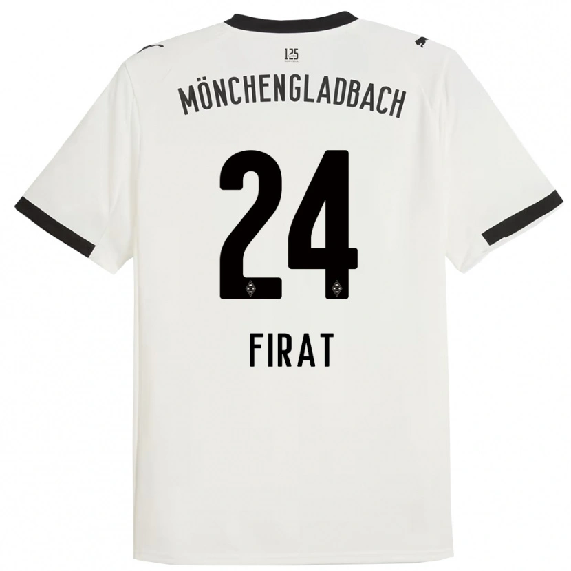 Danxen Men Kaan Fırat #24 White Black Home Jersey 2025/26 T-Shirt