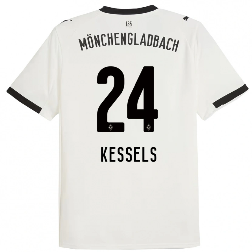 Danxen Men Imke Kessels #24 White Black Home Jersey 2025/26 T-Shirt