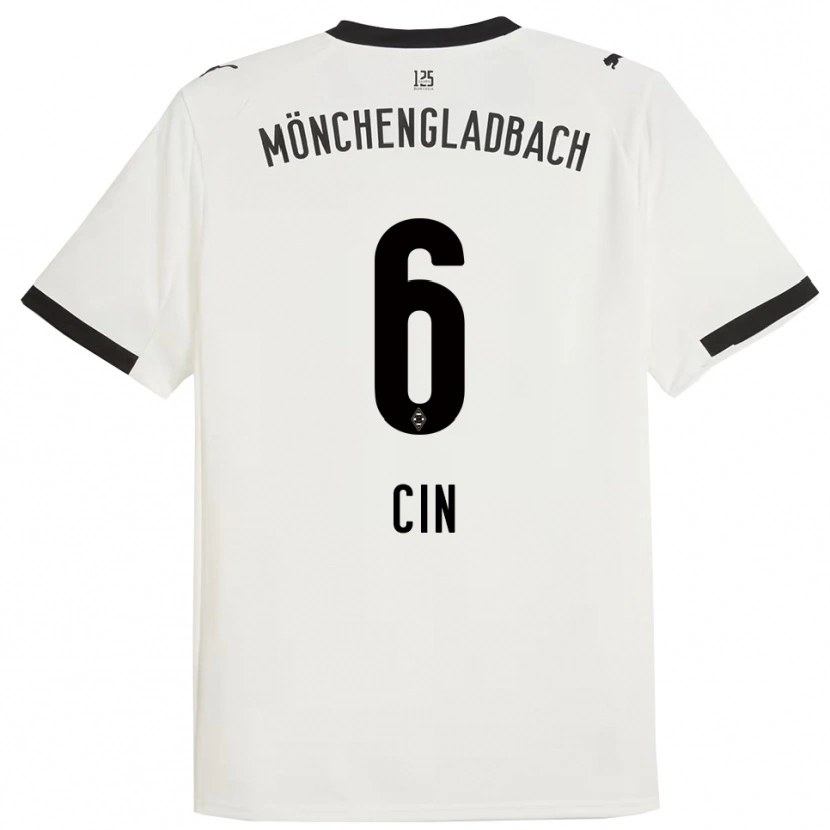Danxen Men Miray Cin #6 White Black Home Jersey 2025/26 T-Shirt
