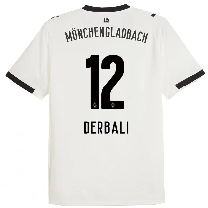 Danxen Men Louisa Derbali #12 White Black Home Jersey 2025/26 T-Shirt