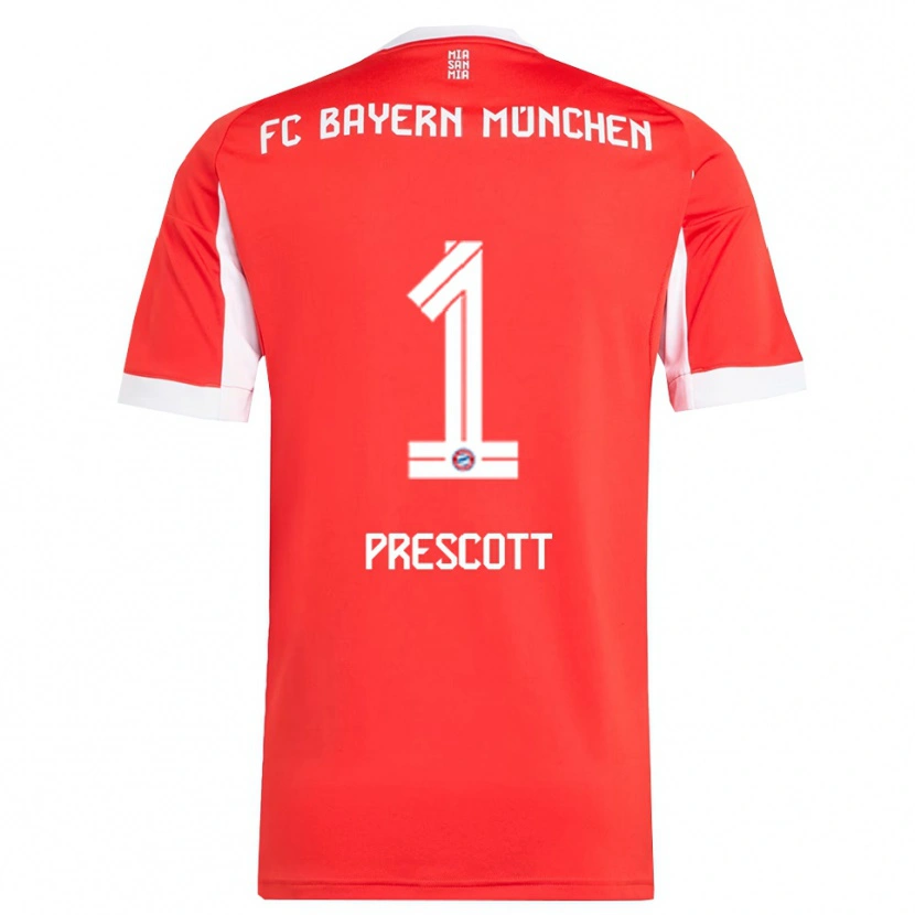 Danxen Men Leonard Prescott #1 Red White Home Jersey 2025/26 T-Shirt