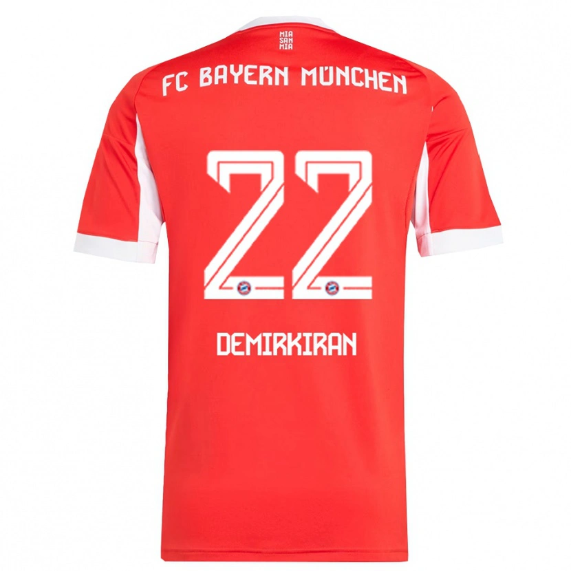 Danxen Men Ediz Demirkiran #22 Red White Home Jersey 2025/26 T-Shirt